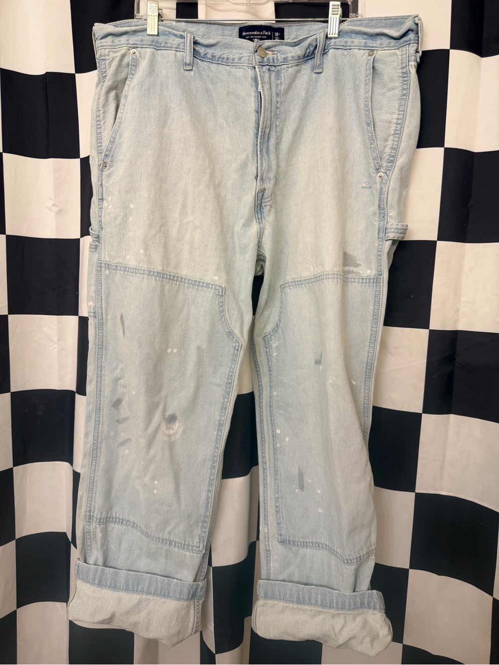 Abercrombie Lightweight Baggy Jean - Carpenter style 38x32